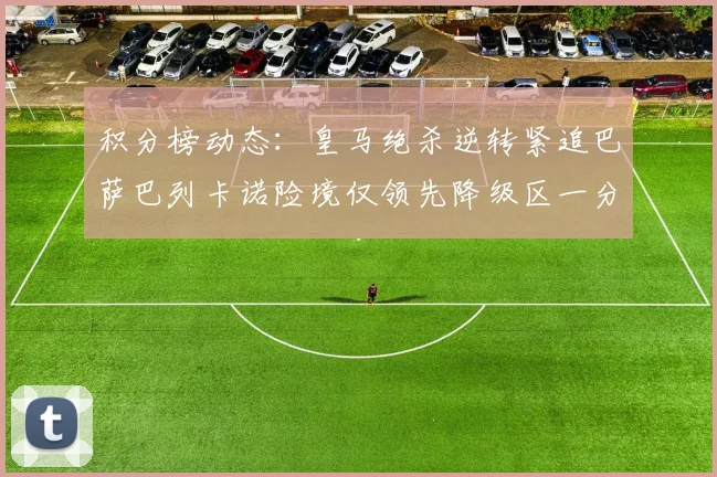 积分榜动态：皇马绝杀逆转紧追巴萨巴列卡诺险境仅领先降级区一分